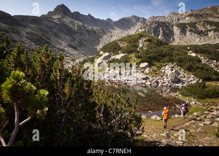 Wandern im Pirin Gebirge, Nationalpark Pirin, Bulgarien, South Eastern Europe Stockfoto