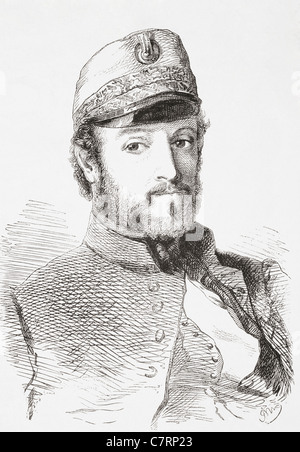 Don Juan oder Joan Prim, Marquis von Los Castillejos, Grande von Spanien, Graf von Reus, Vicomte von Bruch, 1814-1870. Stockfoto