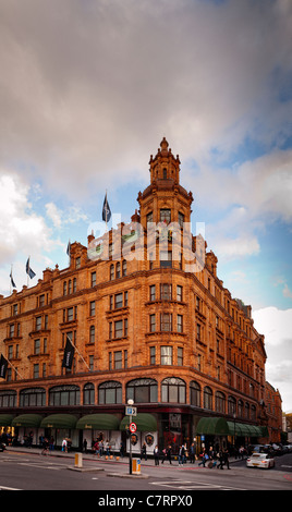 Das Kaufhaus Harrods, Knightsbridge, London, UK Stockfoto