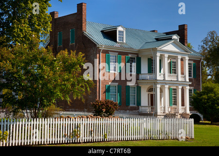 Historische Carnton Plantage - Haus der Familie McGavock während der Bürgerkrieg Schlacht von Franklin, Tennessee USA Stockfoto