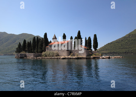 Insel des Heiligen Georg, Perast, Montenegro Stockfoto