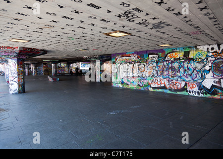 Southbank Skatepark, London, UK. Stockfoto