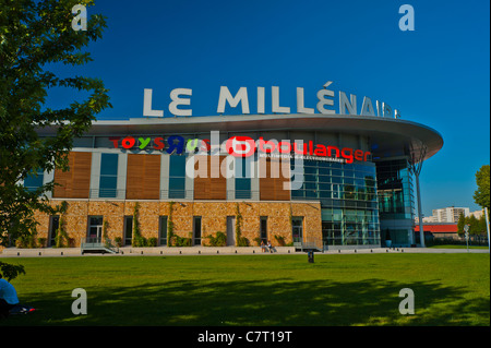 Aubervilliers, Frankreich, Einkaufszentrum, le Millenaire (Credit Architekt: A. Grumbach, Entwickler: Klepierre/Icade) Stockfoto