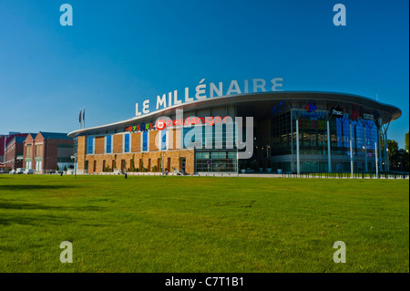 Aubervilliers, Frankreich, Einkaufszentrum, le Millenaire (Credit Architekt: A. Grumbach, Entwickler: Klepierre/Icade) Stockfoto