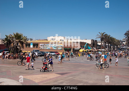 Schnittpunkt von Pier Ave und den Strang, Hermosa Beach, Los Angeles, Kalifornien, USA. Stockfoto