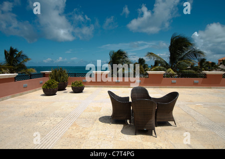 Ocean Coral und Turquesa Resort H10, Puerto Morelos, Riviera Maya, karibische Küste von Mexiko. Stockfoto