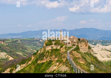 Italien, Latium, Civita di Bagnoregio Stockfoto