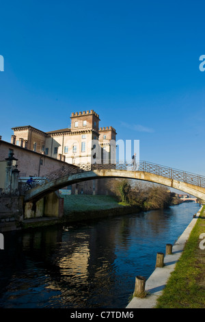 Italien, Lombardei, Robecco Sul Naviglio, Villa Archinto Stockfoto