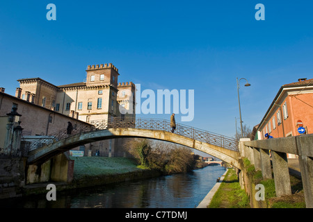 Italien, Lombardei, Robecco Sul Naviglio, Villa Archinto Stockfoto