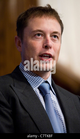 SpaceX und Tesla Motors CEO Elon Musk. Stockfoto