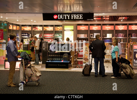 Duty Free Shop, Flughafen Singapur Changi Stockfoto