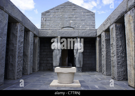 Mausoleum von Petar II Petrovic.Njegos, Jezerski Vrh, Lovcen NP. Montenegro Stockfoto