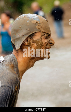 Der Schlamm-Mann Stockfoto