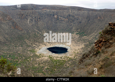 Äthiopien, Süd-Omo-Tal, el Sod Kratersee Stockfoto