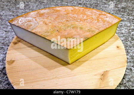 Italien, Aostatal, Valpelline, Fontina-Käse Stockfoto