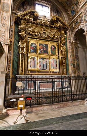 Novara, Italien Piemont San Gaudenzio Basilika Innenräume Stockfoto