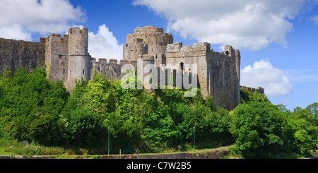 Pembroke Castle Pembroke Pembrokeshire Wales Stockfoto