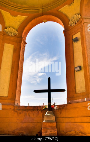 Italien, Emilia Romagna, Bologna. Wallfahrtskirche Madonna di San Luca Stockfoto