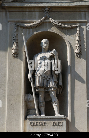 Palazzo Spada Rom Italien Kaiser Julius Caesar Stockfoto