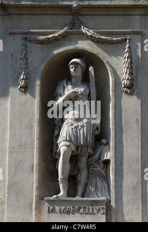 Palazzo Spada Rom Italien Kaiser Marcus Claudius Marcellus (ca. 268-208 v. Chr.) Stockfoto