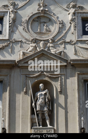 Palazzo Spada Rom Italien Kaiser Julius Caesar Stockfoto