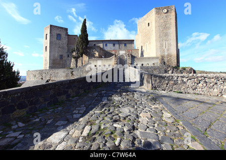 Italien, Basilikata, Melfi, Schloss Frederic II Stockfoto