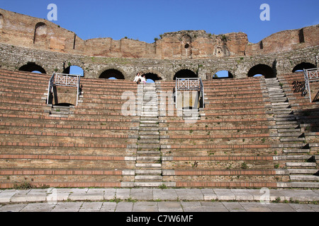 Italien, Kampanien, Irpinia, Benevento, Römisches Theater Stockfoto