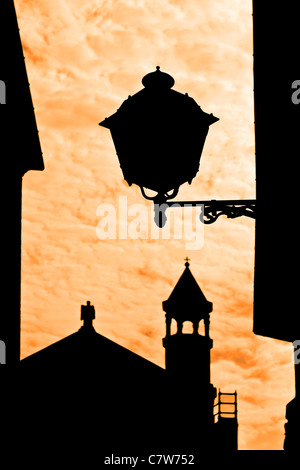 Sonnenuntergang, Modena, Emilia-Romagna, Italien Stockfoto