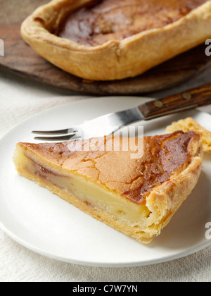 Bakewell Pudding slice Stockfoto