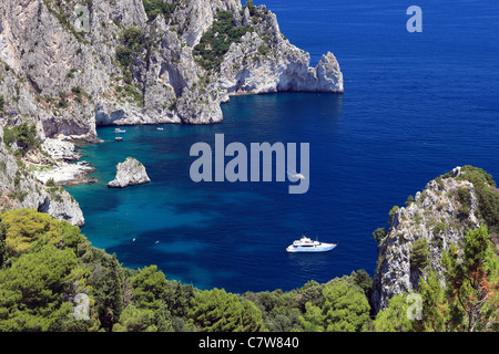 Italien, Kampanien, Capri, Cala Matermania Stockfoto