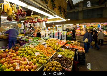 Italien, Ligurien, Genua, Oriental Gemüsehändler Markt Stockfoto