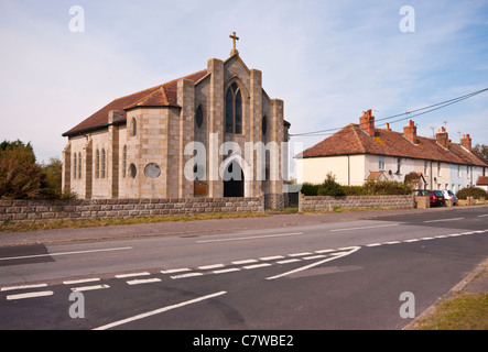 Katholische Kirche von St. Saint Martin De Tours Lydd Kent England Stockfoto