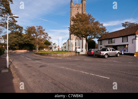 Alle Heiligen Dorf Pfarrkirche Lydd Kent England UK Stockfoto