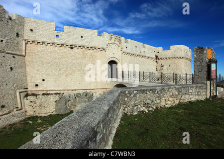 Italien, Apulien, Monte Sant Angelo, Burg Stockfoto