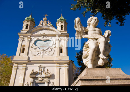 Italien, Ligurien, San Remo, Santuario di Nostra Signora della Costa Stockfoto