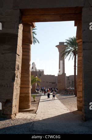 Karnak Tempel, Luxor, Ägypten Stockfoto