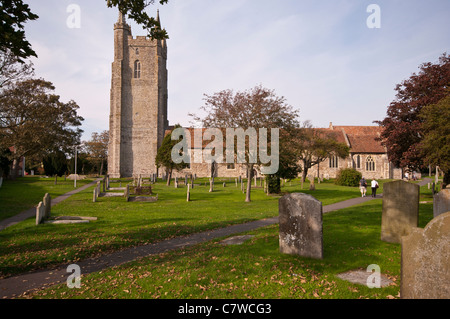 Alle Heiligen Dorf Pfarrkirche Lydd Kent England UK Stockfoto