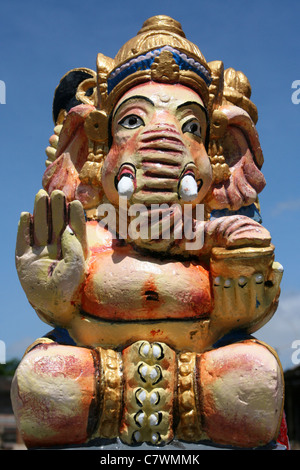 Ganesh-Statue am Ulun Danu Batur Tempel, Bali Stockfoto