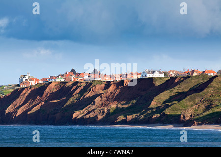 Ansicht von Whitby aus Whitbys, North Yorkshire. Stockfoto