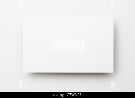 Leere Visitenkarte. Stockfoto