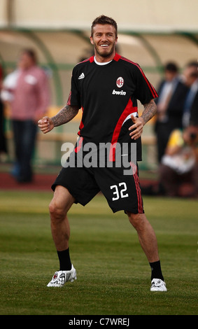 Ungarische Liga Team vs. AC Milan freundliche Fußballspiel (2:5) Stockfoto