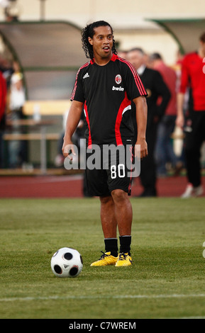 Ungarische Liga Team vs. AC Milan freundliche Fußballspiel (2:5) Stockfoto