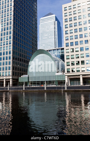 East Wintergarden Konferenz Zentrum, Canary Wharf London, England, UK. Stockfoto