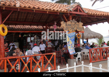 Managua Nicaragua, El Malecon, Puerto Salvador Allende, Lake Xolotlan, Binnenhafen, Uferpromenade, Erholungsgebiet, Ranchito Los Taki Po, Restaurant Stockfoto