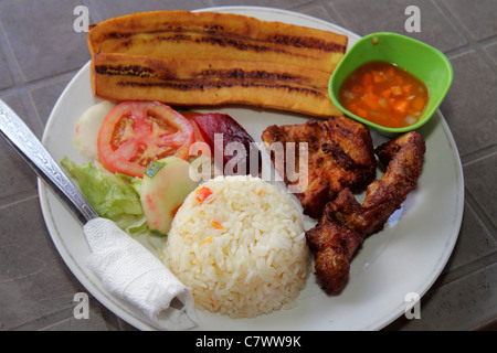 Managua Nicaragua, El Malecon, Puerto Salvador Allende, Lake Xolotlan, Binnenhafen, Erholungsgebiet, Asados Horsan, Restaurant Restaurants Essen Essen Essen Café Stockfoto