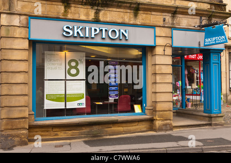 Die Skipton Bausparkasse in Settle in North Yorkshire, England, Großbritannien, Uk Stockfoto