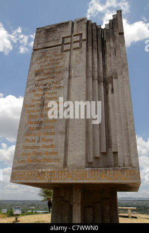 Managua Nicaragua, Loma de Tiscapa, historischer Nationalpark, Parque historico, La Sombra de Sandino, Denkmal, Denkmal, Geschichte, Aufstand von 1954, Anti Somoza, her Stockfoto