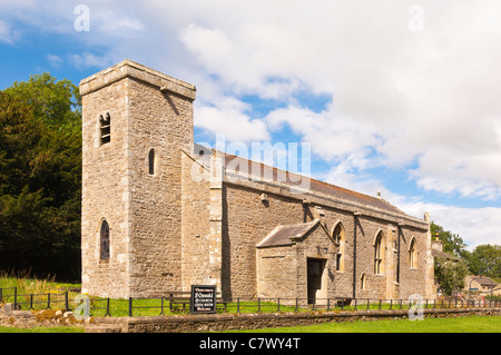 St. Oswald Church neben Bolton Castle in der Nähe von Leyburn in North Yorkshire, England, Großbritannien, Uk Stockfoto