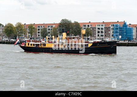 Dampfschiff Hydrograaf in Rotterdam. Stockfoto