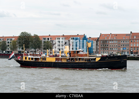 Dampfschiff Hydrograaf in Rotterdam. Stockfoto